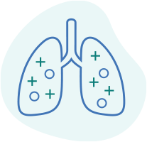 Blåa lungor